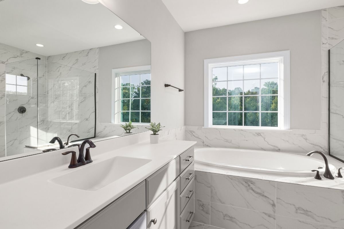 Integrated Corian Sink with Seamless Coved Backsplash